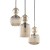 SOPHIA 3xE14 TK-Lighting to nowoczesna lampa kaskadowa z ryflowanymi kloszami koniakowymi. Designerska forma i ciepłe światło doskonale podkreślają elegancki charakter wnętrza