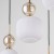 Nowoczesna lampa wisząca SOPHIA COGNAC z sześcioma źródłami światła E14 przyciąga uwagę elegancką formą. Połączenie bieli, złota i szkła cognac doskonale wpisuje się w aranżacje glamour, modern classic i contemporary.