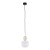 Lampa wisząca SOPHIA TK Lighting 11589 zachwyca połączeniem białego ryflowanego klosza, szklanej kuli cognac i złotych detali. Idealnie sprawdzi się nad stołem, wyspą kuchenną lub jako dekoracyjne oświetlenie salonu i sypialni.