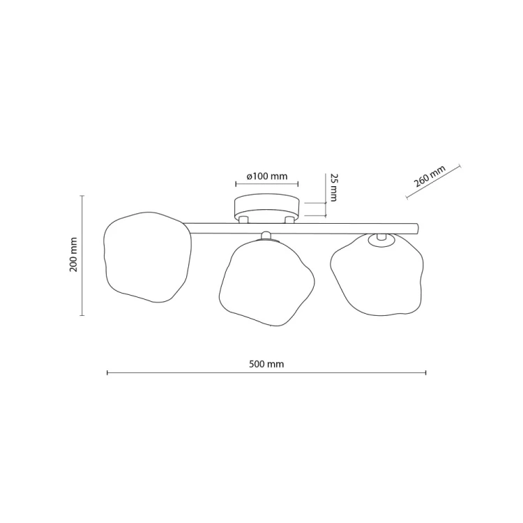 Beżowa lampa sufitowa LAVIA Sabia 11105 marki TK Lighting doda wnętrzu lekkości i elegancji. Efektowne klosze ze szkła oraz minimalistyczna forma sprawiają, że plafon staje się atrakcyjną dekoracją pomieszczenia.