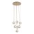 Lampa wisząca LAVA Sabia 7xG9 TK Lighting zachwyca siedmioma szklanymi kloszami zawieszonymi na różnych wysokościach. Beżowa kolorystyka i organiczne formy idealnie wpisują się w nowoczesne wnętrza salonu, jadalni oraz antresoli.