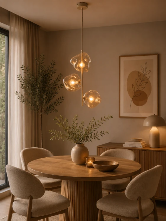 Beżowa lampa LAVA Sabia 11107 to połączenie subtelnej elegancji i funkcjonalności. Trzy źródła światła G9 zapewniają odpowiednie oświetlenie, a dekoracyjne klosze tworzą wyjątkowy efekt wizualny w każdym wnętrzu