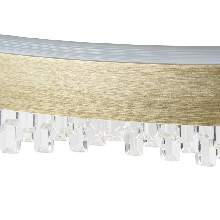Efektowna lampa Ring LED PRECIOSA łączy energooszczędną technologię z ponadczasowym wzornictwem. Moc 52W, jasność 3400 lumenów i elegancki kolor ciemnego złota czynią ją idealnym wyborem do stylowych pomieszczeń.