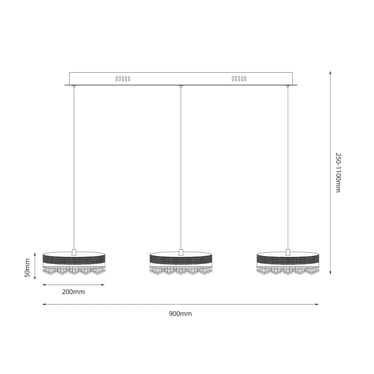 Złota lampa wisząca PRECIOSA Milagro doskonale sprawdzi się nad stołem, wyspą kuchenną lub blatem. Trzy klosze LED emitują neutralne światło 4000K, tworząc przyjemną atmosferę podczas codziennych posiłków i spotkań.