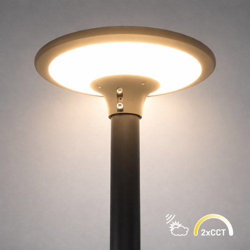 Lampa solarna Patio 20W 2100 lm Milagro EKO2777 to wydajne oświetlenie ogrodowe z panelem solarnym i czujnikiem zmierzchu. Idealna do oświetlenia ścieżek, podjazdów, tarasów oraz stref wypoczynkowych bez konieczności prowadzenia przewodów.