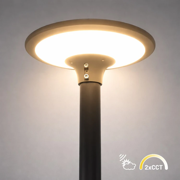 Lampa solarna Patio 20W 2100 lm Milagro EKO2777 to wydajne oświetlenie ogrodowe z panelem solarnym i czujnikiem zmierzchu. Idealna do oświetlenia ścieżek, podjazdów, tarasów oraz stref wypoczynkowych bez konieczności prowadzenia przewodów.