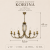 Klasyczna lampa sufitowa KORONA 8xE14 marki Lemir to połączenie polskiej jakości i tradycyjnego designu. Osiem ramion, dekoracyjna konstrukcja oraz patynowa kolorystyka tworzą wyjątkową ozdobę eleganckich wnętrz.