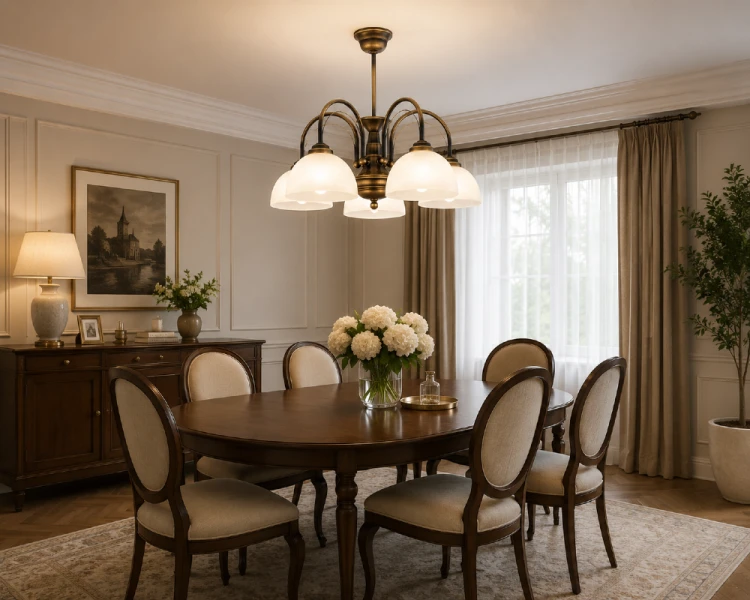 Żyrandol klasyczny OPAL 5x60W Lemir O3395 W5 PAT – elegancka lampa sufitowa w kolorze patyny z alabastrowymi kloszami. Polska produkcja, solidne wykonanie i ponadczasowy styl do salonu, jadalni czy sypialni