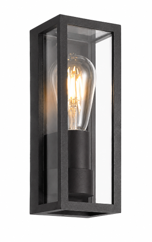 Kinkiet zewnętrzny PORTO M1976 marki SUMA to elegancka lampa elewacyjna wykonana z aluminium. Klasa szczelności IP65 zapewnia odporność na deszcz i kurz. Idealny do oświetlenia wejścia, tarasu, balkonu oraz elewacji domu.
