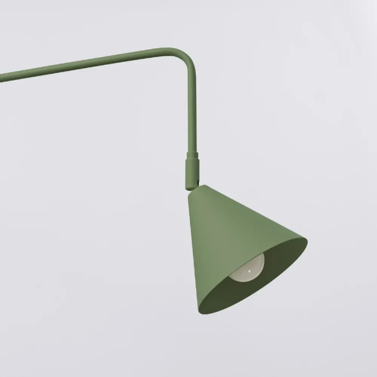Szukasz lampki do czytania? Kinkiet NOX 1xE14 oliwkowy marki Sollux sprawdzi się przy łóżku, fotelu lub biurku. Minimalistyczna forma i naturalny kolor tworzą wyjątkowy klimat we wnętrzu.