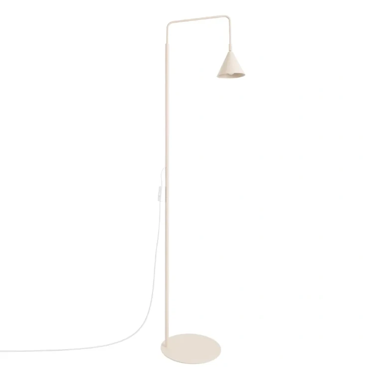 Lampa podłogowa NOX 1xE14 beżowa Sollux SL.2584 to nowoczesne oświetlenie o wysokości 165 cm. Minimalistyczny design, funkcjonalny wysięgnik i modny beżowy kolor sprawiają, że doskonale pasuje do salonu, sypialni i biura.