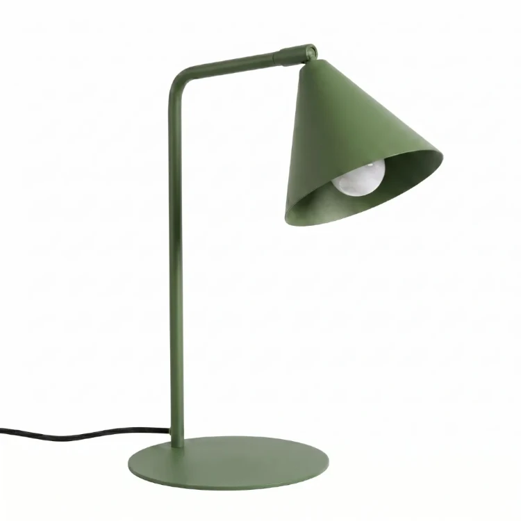 Lampa biurkowa NOX 1xE14 oliwkowa Sollux SL.2570 to nowoczesne oświetlenie do pracy, nauki i czytania. Kompaktowe wymiary 18x18x35 cm oraz funkcjonalny wysięgnik sprawiają, że doskonale sprawdzi się na każdym biurku.