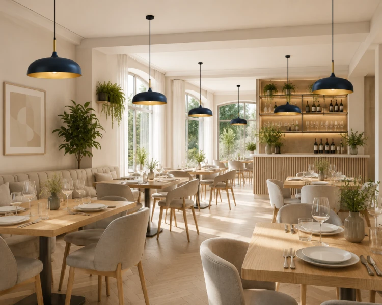 Szukasz efektownego oświetlenia nad stół? Lampa wisząca LINCOLN 1xE27 zachwyca minimalistyczną formą i modnym połączeniem granatu oraz złota. Idealna do wnętrz nowoczesnych, loftowych, glamour i skandynawskich.