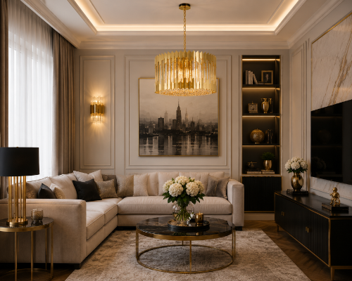 Złoty żyrandol RITZ 12xE14 Milagro ML0395 to luksusowa lampa wisząca z transparentnymi kryształami. Efektowny design glamour pięknie podkreśla charakter salonu, jadalni, hotelowego lobby oraz eleganckich apartamentów.