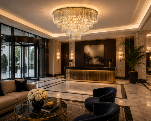 MILANO 12xE14 ML1025 to elegancka lampa sufitowa z kryształami, która zachwyca luksusowym designem. Złote wykończenie oraz efektowne kryształowe elementy tworzą wyjątkową dekorację dużych wnętrz urządzonych w stylu glamour.