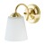Kinkiet PAFOS 1xE27 Milagro ML2764 to eleganckie połączenie złotej oprawy i białego szklanego klosza. Doskonale sprawdzi się w salonie, sypialni, przedpokoju oraz przy lustrze. Stylowy design i możliwość zastosowania żarówki LED E27.