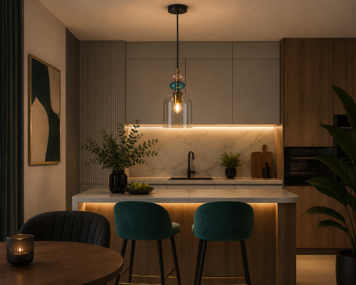 Lampy BUSCO to wyjątkowe oświetlenie dekoracyjne do eleganckich wnętrz. Dymione klosze, złote wykończenie i designerskie detale tworzą niepowtarzalny klimat, podkreślając charakter nowoczesnych aranżacji.