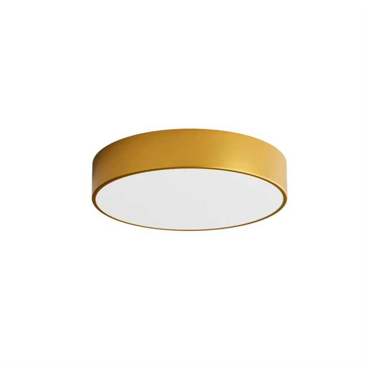 Plafon CLEO 40cm złoty Temar to elegancka lampa sufitowa i ścienna z mlecznym szklanym kloszem. Trzy oprawki E27 zapewniają skuteczne oświetlenie salonu, sypialni, kuchni lub przedpokoju. Nowoczesny system TWIST ukrywa elementy mocujące.