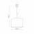 Elegancka lampa wisząca VELLUM 10751 wyróżnia się dużym abażurem, czarnym stelażem i uniwersalną stylistyką. Świetnie sprawdzi się jako główne oświetlenie salonu, jadalni, sypialni lub nowoczesnego apartamentu.