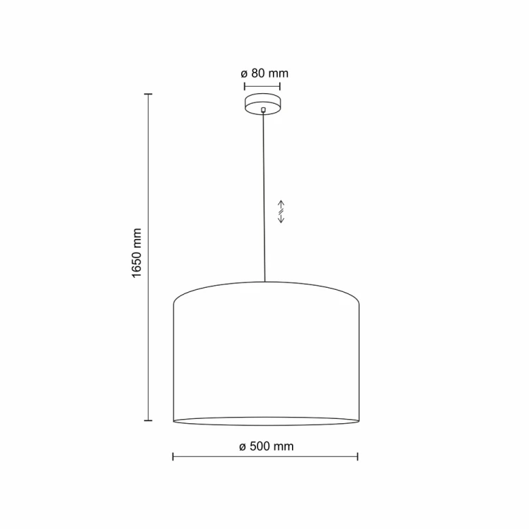 Elegancka lampa wisząca VELLUM 10751 wyróżnia się dużym abażurem, czarnym stelażem i uniwersalną stylistyką. Świetnie sprawdzi się jako główne oświetlenie salonu, jadalni, sypialni lub nowoczesnego apartamentu.