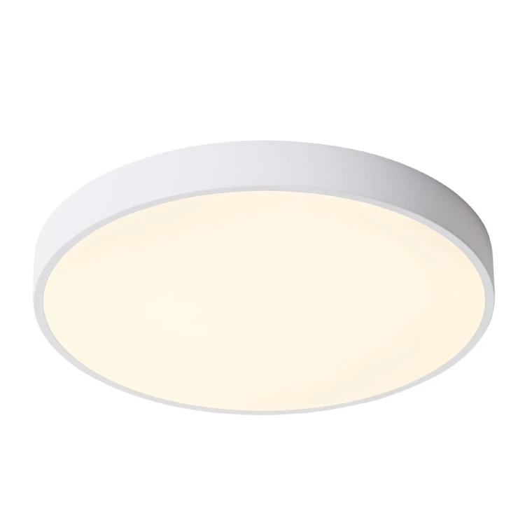Wybierz plafon ORBITAL 60W LED biały Italux. Ciepłe światło 3000K, strumień 3600 lm i montaż bezpośrednio przy suficie zapewniają komfortowe oświetlenie. Biała piaskowana oprawa pasuje do nowoczesnych wnętrz.