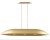Lampa wisząca GONDOLA 3xE27 Sigma 40640 zachwyca szerokim złotym kloszem o długości 114 cm. Doskonale sprawdzi się nad dużym stołem w jadalni, salonie lub restauracji, zapewniając eleganckie i funkcjonalne oświetlenie.