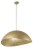 Lampa wisząca SOLARIS Sigma 40596 zachwyca złotym, nieregularnym kloszem 89 × 85 cm. Organiczna forma i fakturowane wnętrze pięknie odbijają światło. Oprawa 1xE27 doskonale prezentuje się nad dużym stołem.