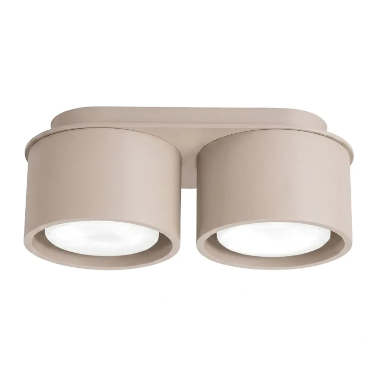 Lampa sufitowa MODO 2xGX53 taupe Sollux SL.2447 to kompaktowy plafon o minimalistycznej formie. Dwa punkty światła sprawdzą się w korytarzu, kuchni, sypialni lub gabinecie. Wymiary: 21 × 10 × 8 cm, IP20