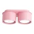 Plafon MODO Pink 2xGX53 Sollux SL.2467 to pastelowa lampa sufitowa do pokoju dziecięcego lub młodzieżowego. Dwa źródła światła zapewniają funkcjonalne oświetlenie, a kompaktowe wymiary lampy wynoszą 21 × 10 × 8 cm.