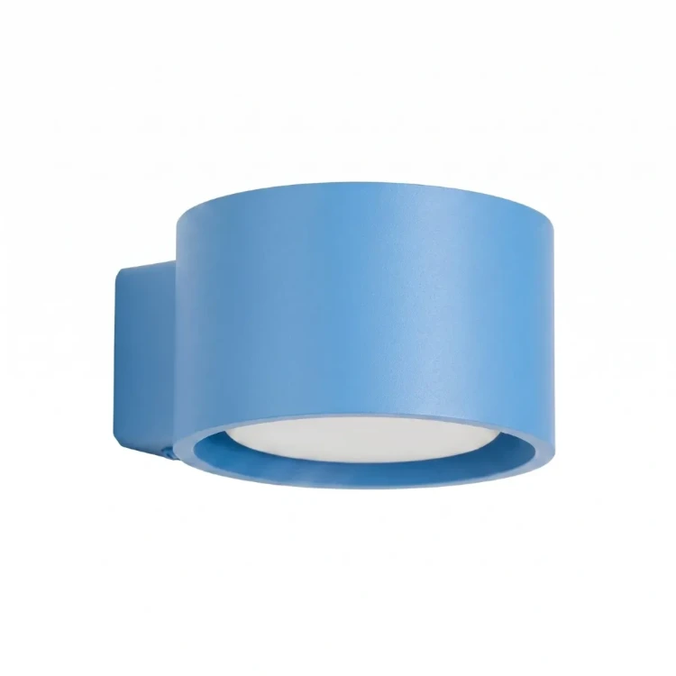 Kinkiet MODO niebieski 1xGX53 Blue Sollux SL.2485 to kompaktowa lampa ścienna o nowoczesnej formie. Błękitna oprawa sprawdzi się w pokoju dziecięcym, młodzieżowym, sypialni, salonie, przedpokoju oraz domowym biurze.
