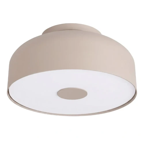 Plafon OMIQ taupe Sollux SL.2279 to okrągła lampa sufitowa o średnicy 30 cm. Cztery oprawki E27 zapewniają dobre oświetlenie salonu, sypialni, jadalni lub przedpokoju. Stonowany kolor taupe pasuje do wnętrz nowoczesnych i minimalistycznych.