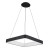 Lampa sufitowa GIACINTO 50W LED Italux ma czarną, kwadratową ramę 60 × 60 cm. Zapewnia 2750 lm i ciepłą białą barwę światła. Ściemnialny model z regulowaną wysokością sprawdzi się nad stołem, wyspą lub w salonie.