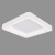 Plafon sufitowy GIACINTO 50W LED łączy białą oprawę z aluminium i akrylu ze zintegrowanym źródłem światła 2750 lm. Kwadratowa lampa 60 × 60 cm jest ściemnialna i sprawdzi się w nowoczesnym salonie, kuchni lub sypialni.
