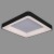 Plafon GIACINTO 5304-850SQC-BK-4 marki Italux to czarna oprawa LED 50W wykonana z aluminium i akrylu. Ma 60 × 60 cm i tylko 6 cm wysokości. Zapewnia 2750 lm zimnego białego światła, możliwość ściemniania, IP20 i gwarancję 5 lat.