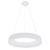 Lampa wisząca GIULIA Italux w białym kolorze ma formę dużego pierścienia Ø80 cm. Zintegrowany LED 80W zapewnia 4400 lm i ciepłą barwę 3000K. Model ze ściemnianiem sprawdzi się nad stołem, wyspą kuchenną oraz w salonie.