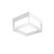 Biała lampa sufitowa NEFIS Italux PLF-53628-WH to kwadratowy plafon LED 9W o szerokości 14 cm. Funkcja CCT pozwala dobrać barwę światła, a szczelność IP65 sprawia, że oprawa doskonale nadaje się do nowoczesnej łazienki.