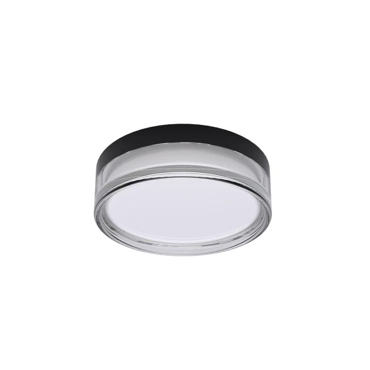 Lampa sufitowa RITA Italux PLF-73527-M-BK to czarny plafon LED 24W o średnicy 30 cm. Funkcja CCT pozwala dopasować barwę światła, a szczelność IP65 sprawia, że oprawa doskonale nadaje się do nowoczesnej łazienki.