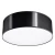 Plafon ARENA 35 cm czarny Sollux to nowoczesna lampa sufitowa 2xE27. Okrągły klosz z PVC ma wysokość 11 cm, dlatego sprawdzi się także w niższych wnętrzach. Idealny do salonu, sypialni, kuchni i biura.