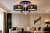 Plafon ANTILA czarny złoty 3xE27 + 22 LED z pilotem. Kryształki, zmiana barwy światła, funkcja Sleep. Idealny do salonu, sypialni i wnętrz glamour. Eleganckie wykończenie, perforowane klosze i efektowny blask