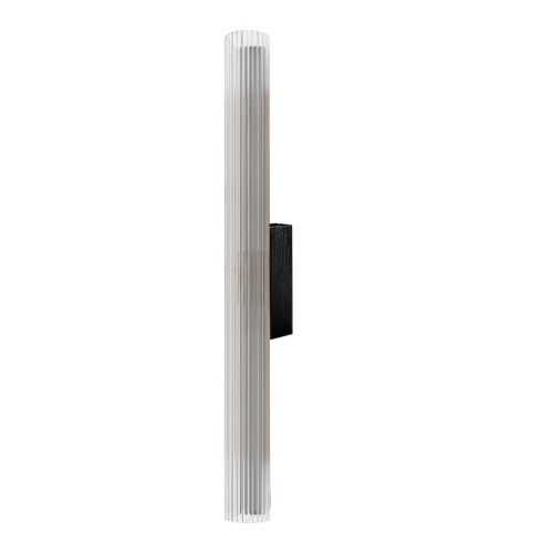 Kinkiet TRIVIA Milagro ML2725 to czarna lampa LED 11W o długości 60 cm. Zapewnia 930 lm i wybór barwy 2700K, 3000K lub 4000K. Ryflowany klosz oraz ochrona IP44 sprawiają, że idealnie nadaje się do łazienki i przy lustro.