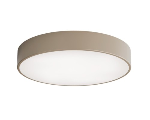 Plafon CLEO beżowy 50 cm marki Temar to nowoczesna lampa sufitowa z czterema oprawkami E27. Niska konstrukcja 7,5 cm, szklany klosz oraz możliwość podłączenia do włącznika podwójnego sprawdzą się w salonie i sypialni.
