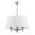 Lampa sufitowa ROKSANA 3xE14 Alfa 16073 zachwyca klasyczną patyną i dużym, białym abażurem. Eleganckie oświetlenie do salonu, jadalni lub sypialni, które tworzy przytulny klimat i podkreśla charakter wnętrza.