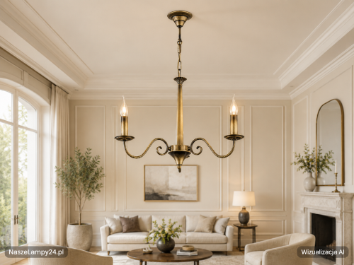 Klasyczny żyrandol ASTI Lemir O2893 W3 PAT to stalowa lampa świecznikowa z trzema oprawkami E14. Patynowane wykończenie i ozdobne ramiona doskonale pasują do eleganckiego salonu, jadalni, sypialni oraz reprezentacyjnego holu.