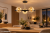 Czarna i złota lampa sufitowa OTIS 3010/3 BL TR z trzema bursztynowymi kulami. Efektowny model marki Elem pasuje do wnętrz nowoczesnych, loftowych i glamour. 3xE27, szerokość 50 cm, wysokość 31 cm.