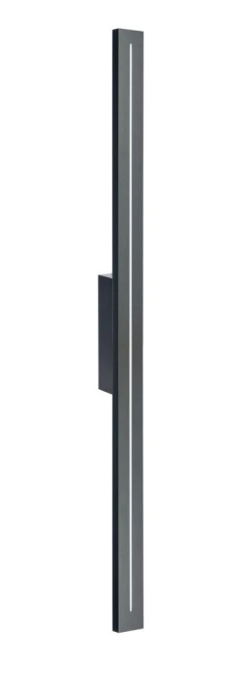 Kinkiet zewnętrzny LANGER LGM-1010 to smukła lampa elewacyjna LED o wysokości 101 cm. Czarna aluminiowa oprawa oferuje moc 26 W, neutralne światło 4000 K i ochronę IP65. Idealna przy wejściu, na taras i elewację.