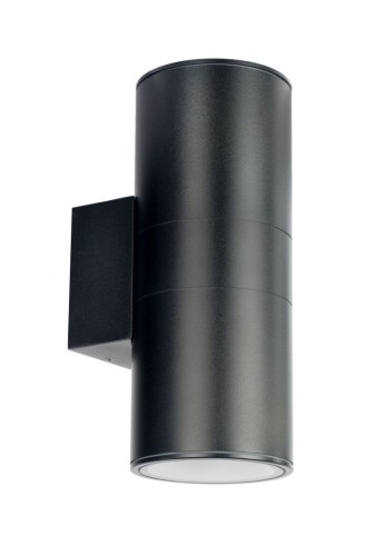 Lampa elewacyjna ADELA SU-MA 7001 BL to czarny kinkiet zewnętrzny świecący w górę i w dół. Aluminiowa oprawa ze szkłem i ochroną IP54 sprawdzi się przy wejściu, tarasie oraz garażu. Wymiary 30 × 11 × 17,5 cm, 2 × E27.