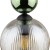 Lampa SOPHIA 11145 z ryflowanym kloszem Cognac efektownie rozprasza światło. Zamontuj ją pojedynczo albo połącz kilka opraw w rzędzie lub kaskadzie. Zielono-czarna konstrukcja, 1xE14 LED do 10 W.