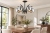MARAL Lemir O3075 W5 CZA + CH to czarna lampa sufitowa z pięcioma chromowanymi kloszami. Elegancka oprawa 5xE27 pasuje nad stół oraz do salonu, jadalni i kuchni. Lustrzane szkło, chromowane dodatki i podział sekcji 3+2.