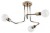 Żyrandol PIXI Lemir O2743 W3 PAT – klasyczna lampa sufitowa w kolorze patyna. 3xE27 max 60W, podział świecenia 2+1. Eleganckie i solidne oświetlenie polskiego producenta Lemir.