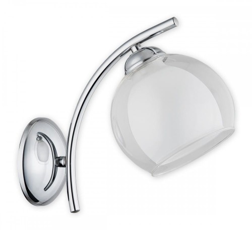 Kinkiet ALTEA O2230 K1 CH marki Lemir to elegancka lampa ścienna z chromowaną konstrukcją i dekoracyjnym szklanym kloszem. Klasyczny design doskonale sprawdzi się w salonie, sypialni, przedpokoju oraz wnętrzach glamour i modern classic.